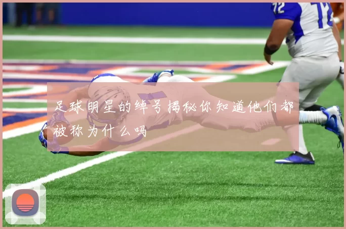 足球明星的绰号揭秘你知道他们都被称为什么吗